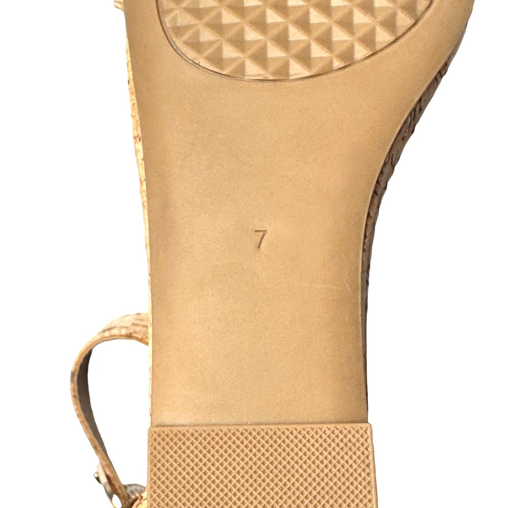 Aerosoles Willis Womens Cork Wedge Sandals Ankle Strap Comfort Size 7 Boho NWT - Picture 6 of 16